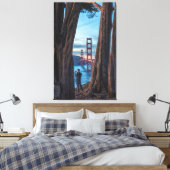 Activiteiten in de omgeving van Golden Gate Bridge Canvas Afdruk (Insitu (Slaapkamer))