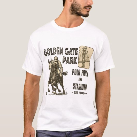 Activiteiten in de omgeving van Golden Gate Park P T-shirt (Voorkant)