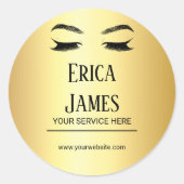 Activiteiten in de omgeving van Golden Lashes & Br Ronde Sticker (Voorkant)
