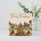 Activiteiten in de omgeving van Golden Merry Chris Feestdagenkaart (Staand voorkant)