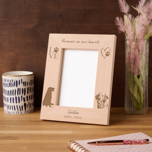 Activiteiten in de omgeving van Golden Retriever D Gegraveerde Lijstjes (Links)