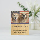 Activiteiten in de omgeving van Golden Retriever M Briefkaart (Staand voorkant)