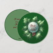 Activiteiten in de omgeving van Golf Buddy Christm Feestdagenkaart (Voorkant / Achterkant)