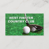 Activiteiten in de omgeving van Golf Club and Ball Visitekaartje (Voorkant)