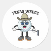 Activiteiten in de omgeving van Golf Putter Texas  Ronde Sticker (Voorkant)