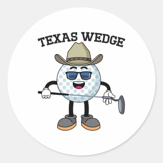 Activiteiten in de omgeving van Golf Putter Texas  Ronde Sticker (Voorkant)