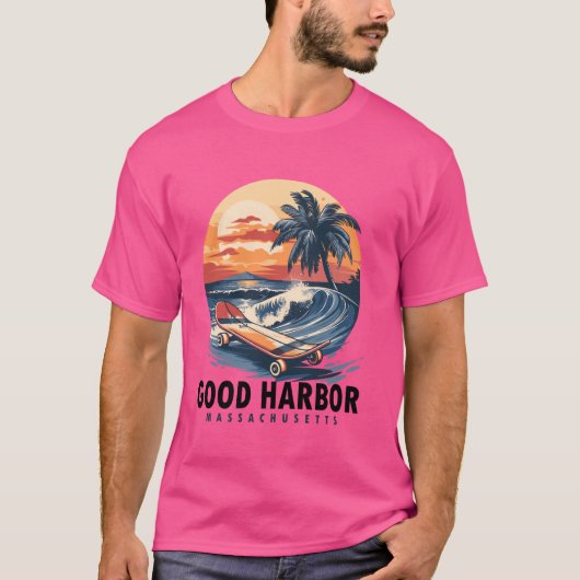 Activiteiten in de omgeving van Good Harbor Beach  T-shirt (Voorkant)
