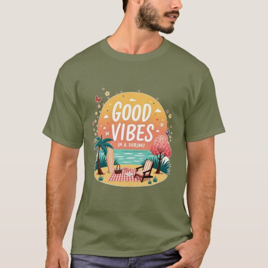 Activiteiten in de omgeving van Good Vibes Getaway T-shirt (Voorkant)
