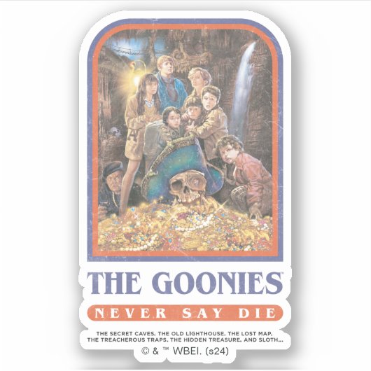 Activiteiten in de omgeving van Goonies Treasure J Sticker (Voorkant)