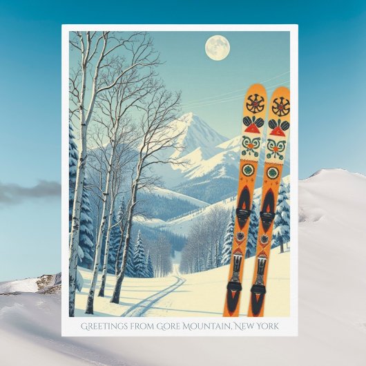 Activiteiten in de omgeving van Gore Mountain New  Briefkaart