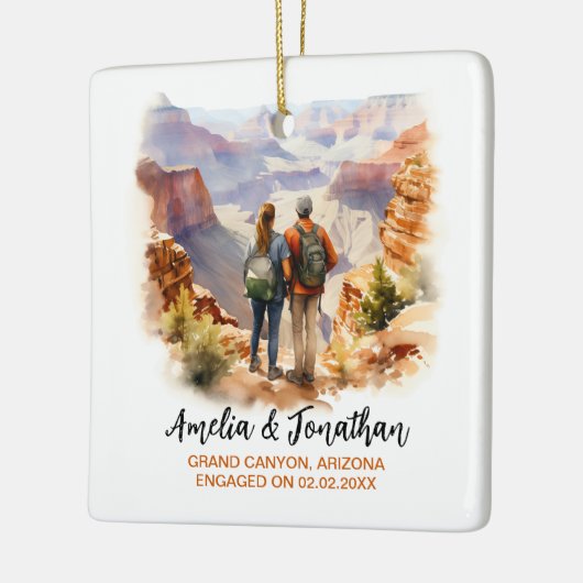 Activiteiten in de omgeving van Grand Canyon Arizo Keramisch Ornament (Links)