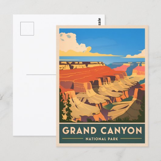 Activiteiten in de omgeving van Grand Canyon Natio Briefkaart (Voorkant / Achterkant)