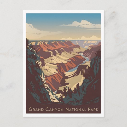 Activiteiten in de omgeving van Grand Canyon Natio Briefkaart (Voorkant)