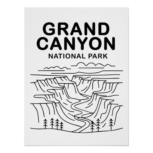 Activiteiten in de omgeving van Grand Canyon Natio Perfect Poster (Voorkant)