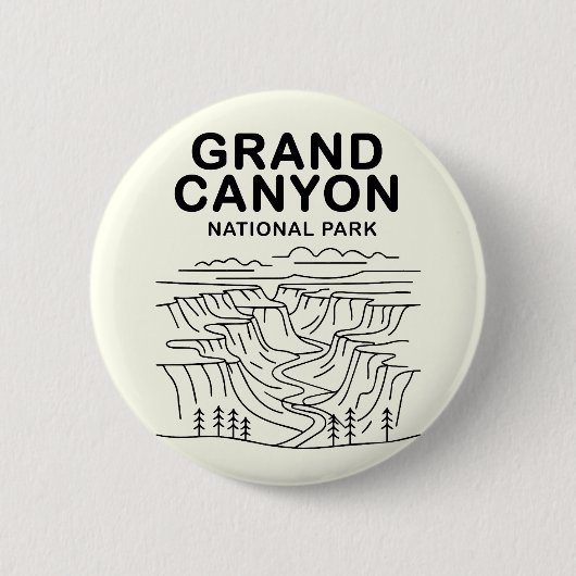 Activiteiten in de omgeving van Grand Canyon Natio Ronde Button 5,7 Cm (Voorkant)