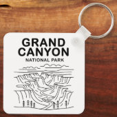 Activiteiten in de omgeving van Grand Canyon Natio Sleutelhanger (Achterkant)