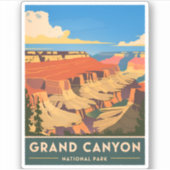 Activiteiten in de omgeving van Grand Canyon Natio Sticker (Voorkant)