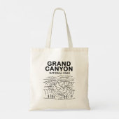 Activiteiten in de omgeving van Grand Canyon Natio Tote Bag (Achterkant)