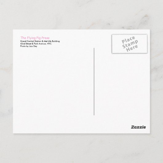 Activiteiten in de omgeving van Grand Central Stat Briefkaart (Achterkant)