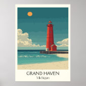 Activiteiten in de omgeving van Grand Haven Michig Poster (Voorkant)