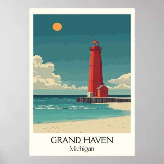 Activiteiten in de omgeving van Grand Haven Michig Poster (Voorkant)