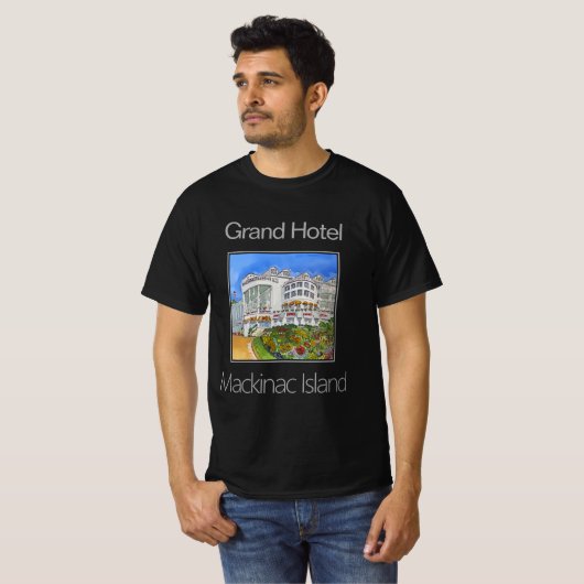 Activiteiten in de omgeving van Grand Hotel, Macki T-shirt (Voorkant volledig)