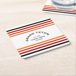 Activiteiten in de omgeving van Grand Teton Cabin  Kartonnen Onderzetters