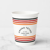 Activiteiten in de omgeving van Grand Teton Cabin  Papieren Bekers (Achterkant)