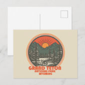 Activiteiten in de omgeving van Grand Teton Mounta Feestdagenkaart (Voorkant / Achterkant)