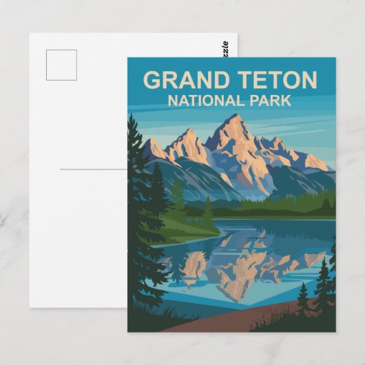 Activiteiten in de omgeving van Grand Teton Nation Briefkaart (Voorkant / Achterkant)