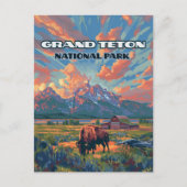 Activiteiten in de omgeving van Grand Teton Nation Briefkaart (Voorkant)