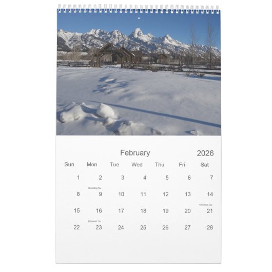 Activiteiten in de omgeving van Grand Teton Nation Kalender (Feb 2026)