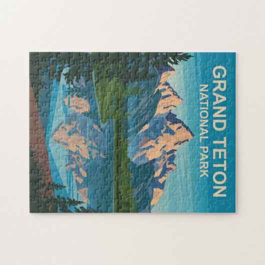 Activiteiten in de omgeving van Grand Teton Nation Legpuzzel (Horizontaal)
