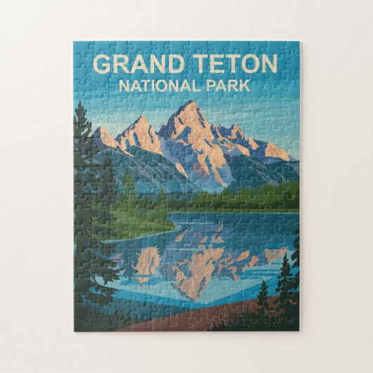Activiteiten in de omgeving van Grand Teton Nation Legpuzzel (Verticaal)