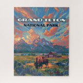 Activiteiten in de omgeving van Grand Teton Nation Legpuzzel (Verticaal)