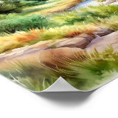 Activiteiten in de omgeving van Grand Teton Nation Poster (Hoek)