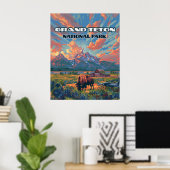 Activiteiten in de omgeving van Grand Teton Nation Poster (Thuiskantoor)