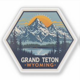 Activiteiten in de omgeving van Grand Teton Nation Sticker