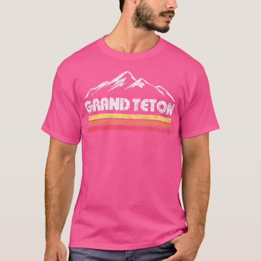 Activiteiten in de omgeving van Grand Teton Nation T-shirt (Voorkant)
