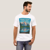 Activiteiten in de omgeving van Grand Teton Nation T-shirt (Voorkant volledig)
