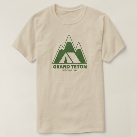 Activiteiten in de omgeving van Grand Teton Nation T-shirt (Design voorkant)