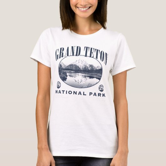 Activiteiten in de omgeving van Grand Teton Nation T-shirt (Voorkant)