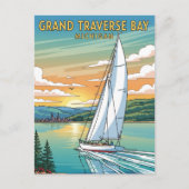 Activiteiten in de omgeving van Grand Traverse Bay Briefkaart (Voorkant)