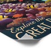 Activiteiten in de omgeving van Great Barrier Reef Poster (Hoek)