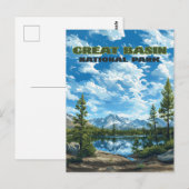 Activiteiten in de omgeving van Great Basin Nation Briefkaart (Voorkant / Achterkant)