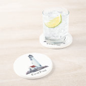 Activiteiten in de omgeving van Great Point Lighth Zandsteen Onderzetter (Zijkant)