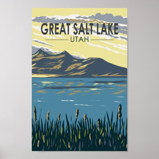 Activiteiten in de omgeving van Great Salt Lake Ut Poster (Voorkant)