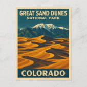 Activiteiten in de omgeving van Great Sand Dunes N Briefkaart (Voorkant)