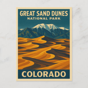 Activiteiten in de omgeving van Great Sand Dunes N Briefkaart