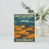 Activiteiten in de omgeving van Great Sand Dunes N Briefkaart (Staand voorkant)